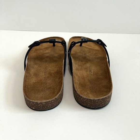 NIB Tory Burch Miller Cloud Patent Leather/Cork - Perfect Black, Size 8.5 - Picture 8 of 12